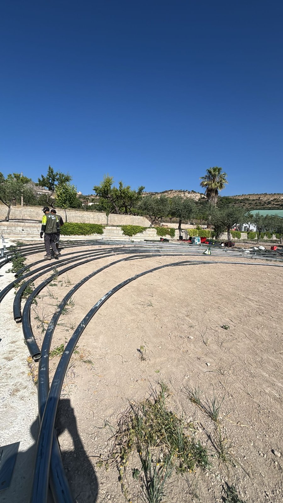Tensostruttura Agricola a Almería · Preparazione del terreno