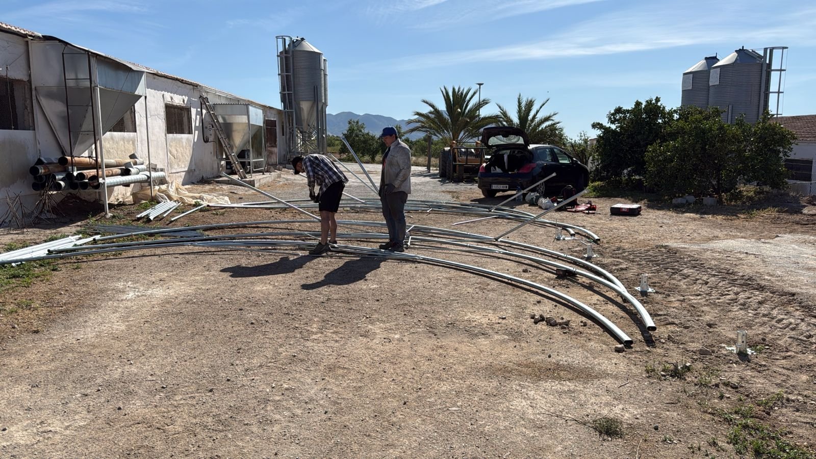 Tensostruttura Agricola a Huércal-Overa