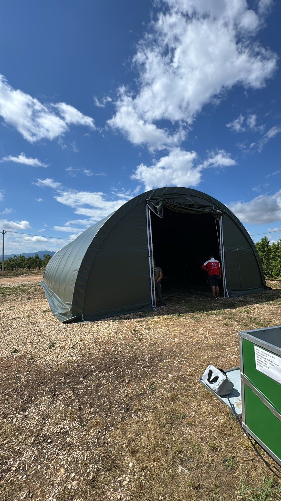 Tensostruttura Agricola a Mora d'Ebre