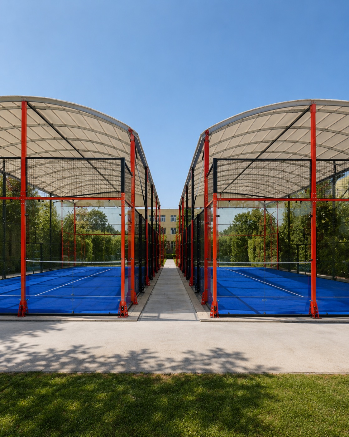 Copertura per Pickleball 20 × 10 × 6 m